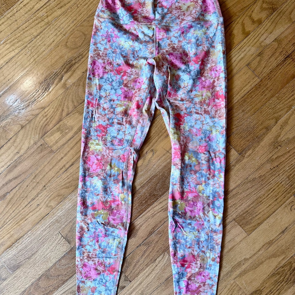 Lululemon Align floral leggings - sz 8